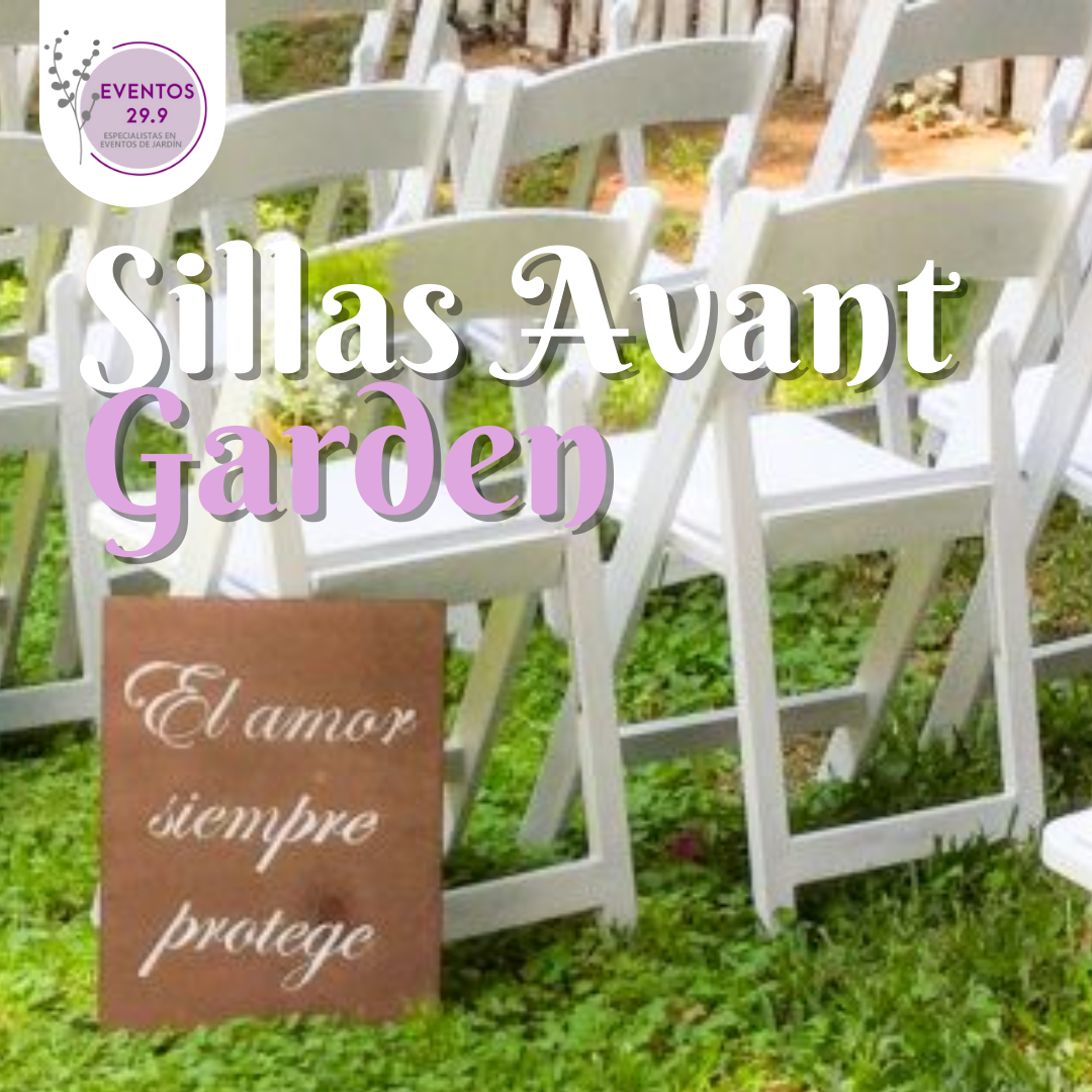 Silla Avant Garden Blancas