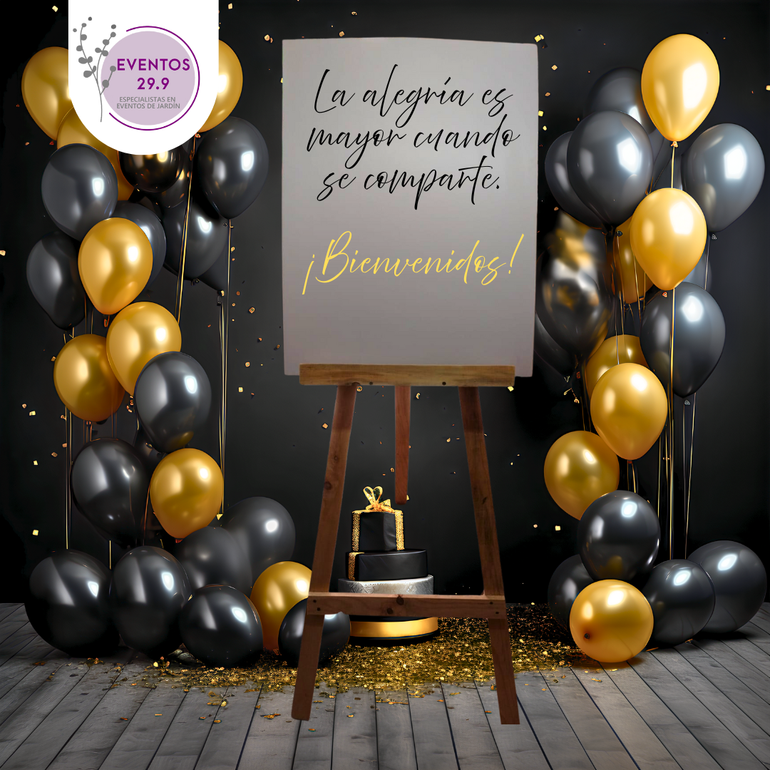 Alquiler de caballete con rótulo en vinil 60 x 80 cm.