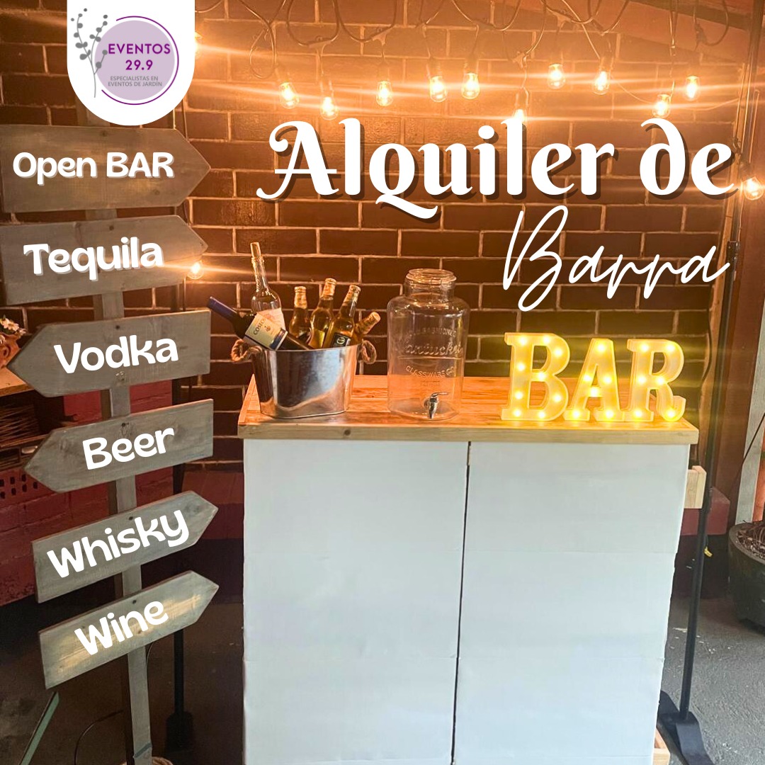 Alquiler de barra 